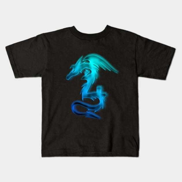 Dragon No.4 Kids T-Shirt by Skorretto
